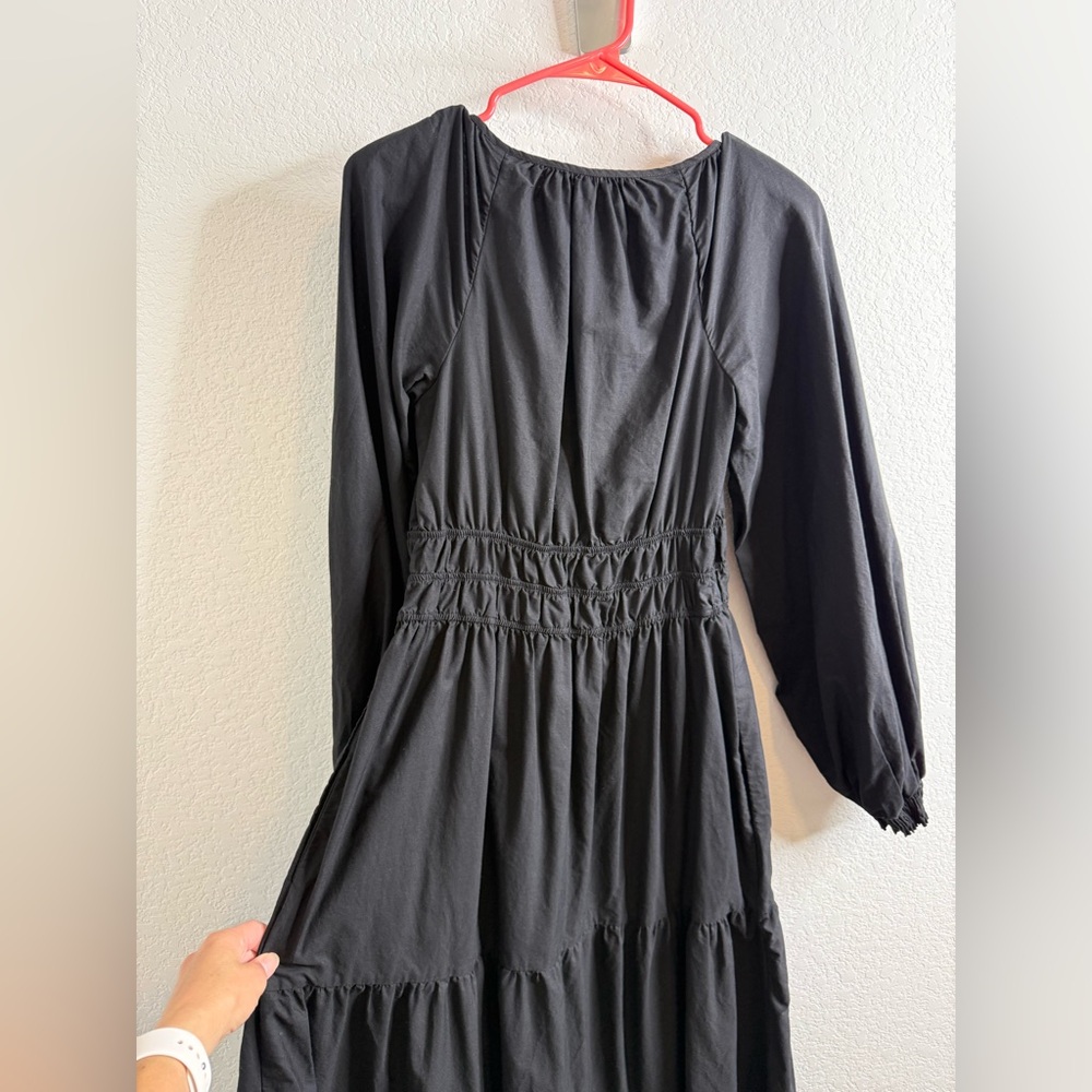 Anthropologie The Somerset Maxi Dress:
Puff-Sleeve Edition Black Sz Small - Picture 14 of 16